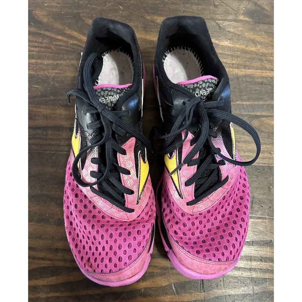 Mizuno Women's 10 Wave Evo Cursoris Trail Running Shoes Pink Low Top No Insoles